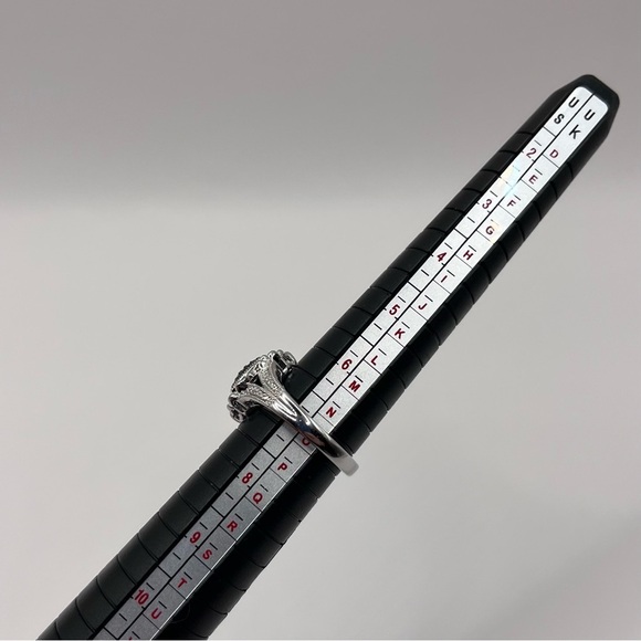 Rhodium Plated Diamond Accented Ring - Picture 7 of 7